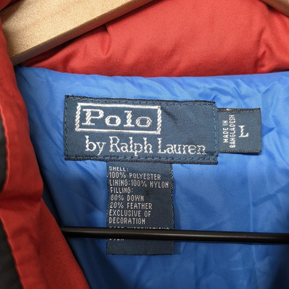 2010 Winter Polo Ralph Lauren Team USA Opening Ceremony Down Puffer Coat L Read